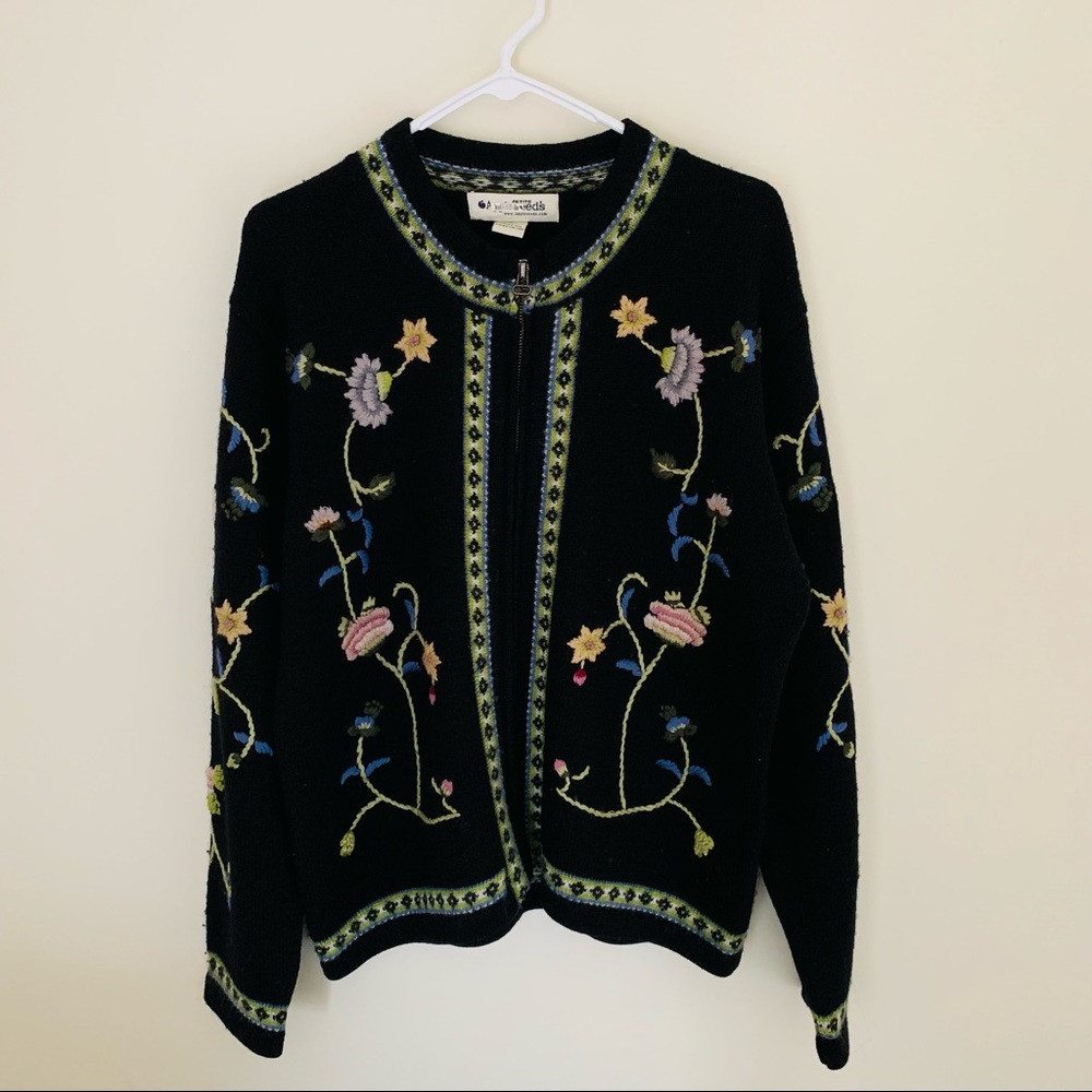 Vintage Embroidery Sweater by Appleseed’s